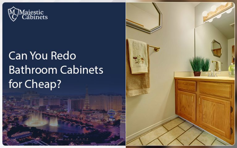 Can You Redo Bathroom Cabinets for Cheap