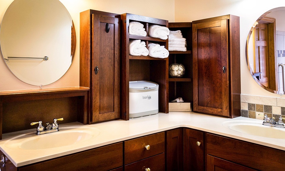 Redo Bathroom Cabinets For Cheap