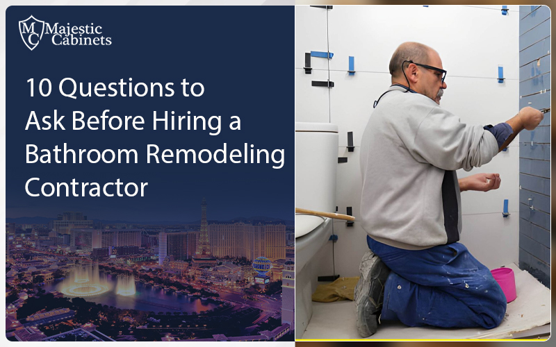 Choose a trusted bathroom remodeling contractor for quality results in Las Vegas