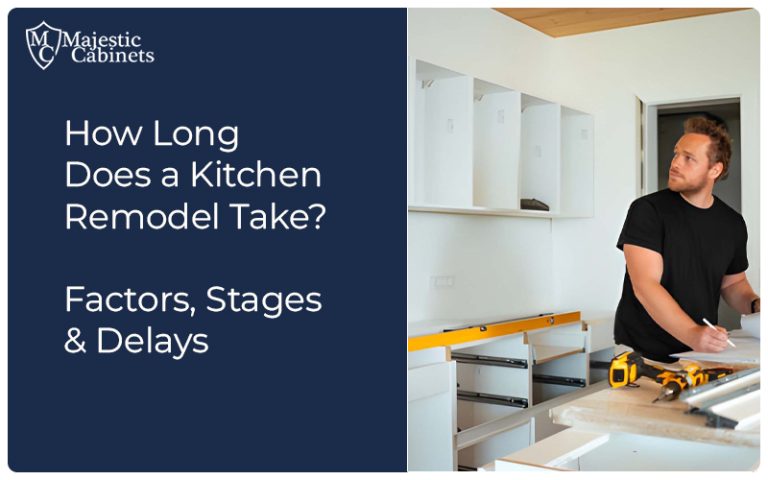Kitchen remodel stages affect how long the renovation takes to complete