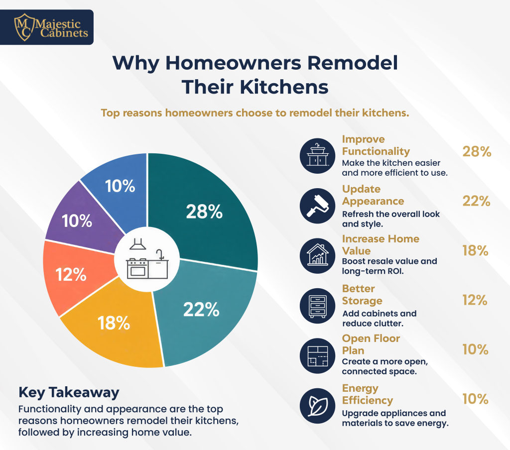 Why homeowners remodel their kitchens