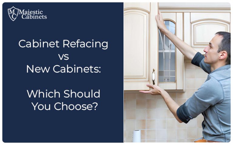 Cabinet refacing vs new cabinets compared for cost, style, durability, and storage.