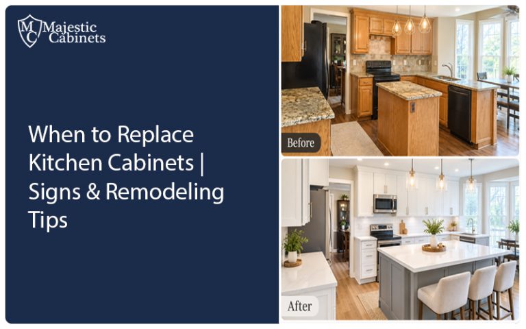 When to replace kitchen cabinets with signs of damage, wear, and poor storage